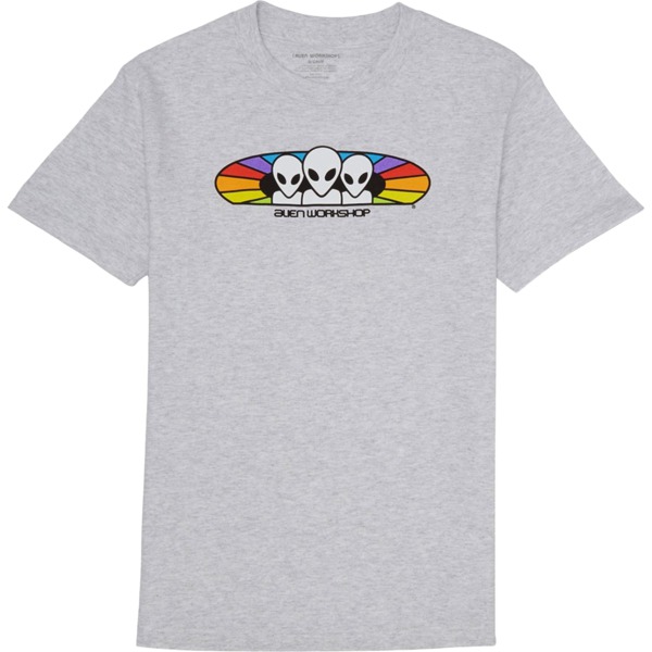 Alien Workshop Skateboards Spectrum Heather Grey Men's Short Sleeve T-Shirt - Small