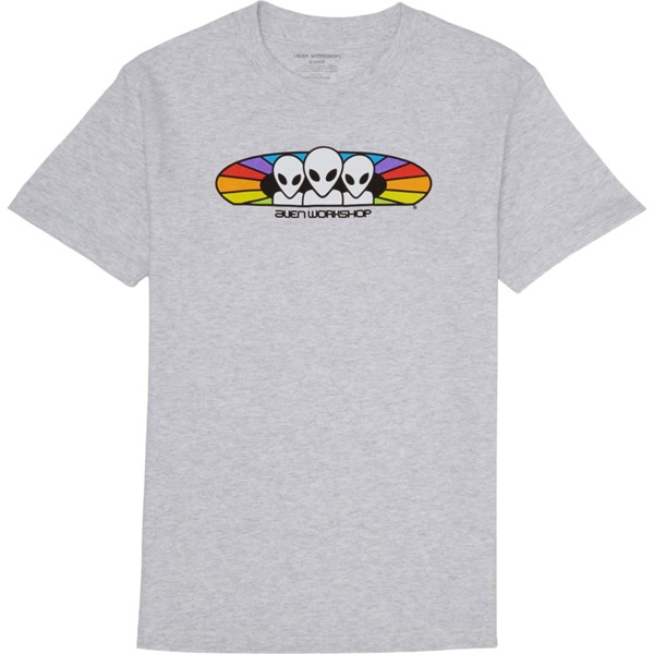 Alien Workshop Skateboards Spectrum Heather Grey Men's Short Sleeve T-Shirt - Large