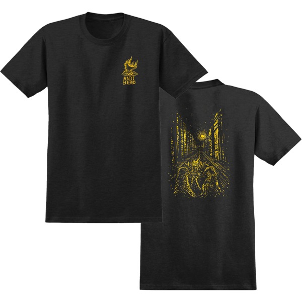 Anti Hero Skateboards Fireside Heather Ashphalt Men's Short Sleeve T-Shirt - Large