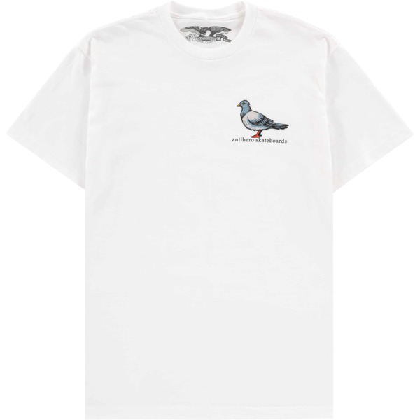 Anti Hero Skateboards Lil Pigeon White Men's Short Sleeve T-Shirt - Medium
