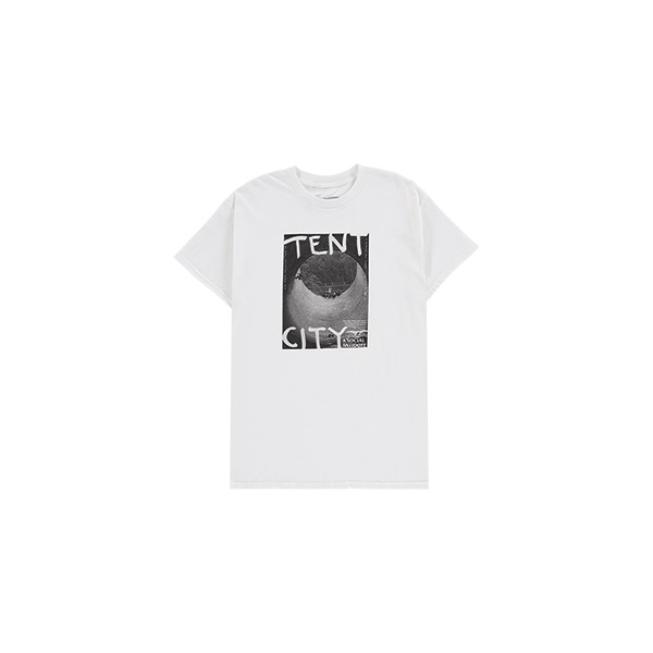 Anti Hero Skateboards Tent City Men's Short Sleeve T-Shirt in White