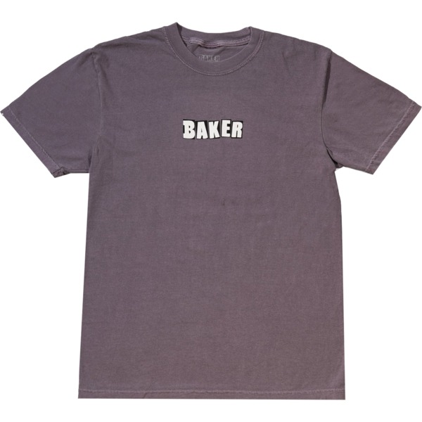Baker Skateboards Brand Logo Wine Wash Men's Short Sleeve T-Shirt - Large