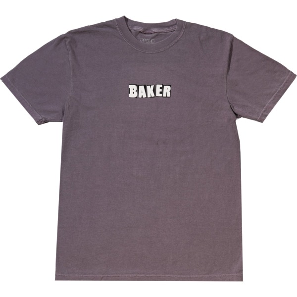 Baker Skateboards Brand Logo Wine Wash Men's Short Sleeve T-Shirt - X-Large