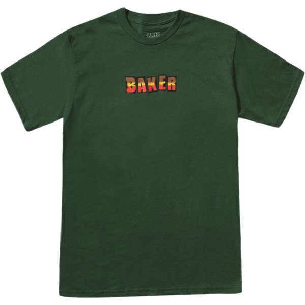 Baker Skateboards Yellow Stripe Men's Short Sleeve T-Shirt