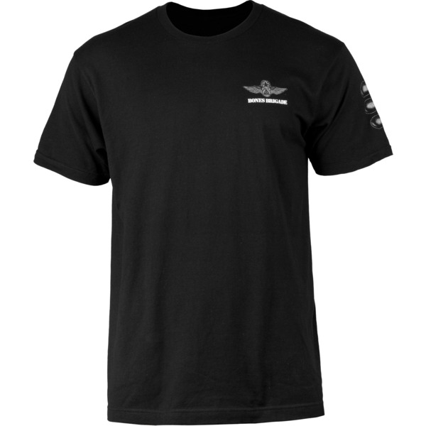 Bones Brigade Skateboards Brigade Bomber Black Men's Short Sleeve T-Shirt - Medium
