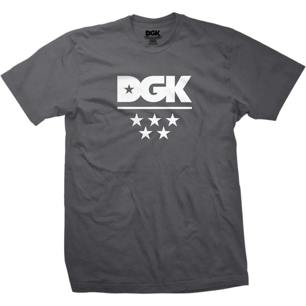 DGK Skateboards All Star Charcoal Men's Short Sleeve T-Shirt - Small DGK Skateboards All Star Charcoal Men's Short Sleeve T-Shirt - Small