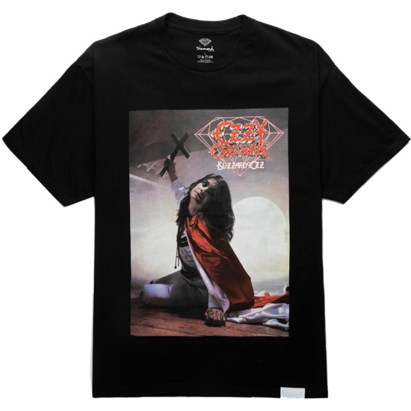 Diamond Supply Co Ozzy Blizzard of Ozz Black Men's Short Sleeve T-Shirt - Small