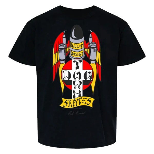 Dogtown Skateboards Biniak OG 70s Black Men's Short Sleeve T-Shirt - Small