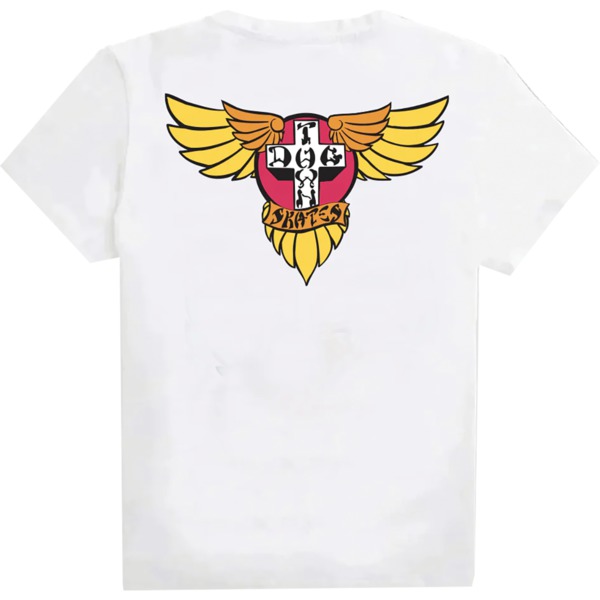 Dogtown Skateboards Wings 70's White Men's Short Sleeve T-Shirt - X-Large