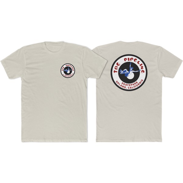 45RPM Vintage Skateboard Apparel Pipeline Skatepark Tan Men's Short Sleeve T-Shirt - Medium