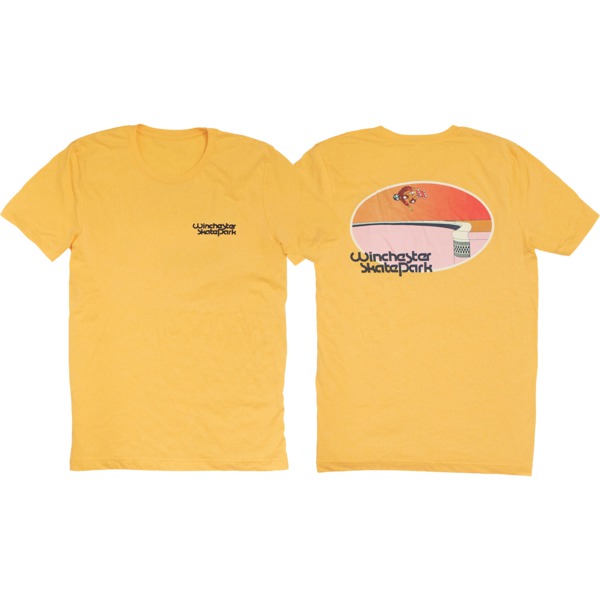 45RPM Vintage Skateboard Apparel Winchester Yellow Men's Short Sleeve T-Shirt - X-Large