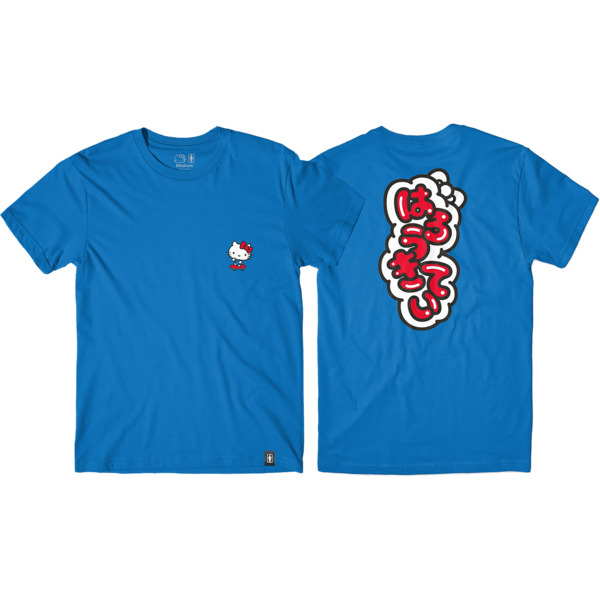 Girl Skateboards Hello Kitty Kitty Push Royal Men's Short Sleeve T