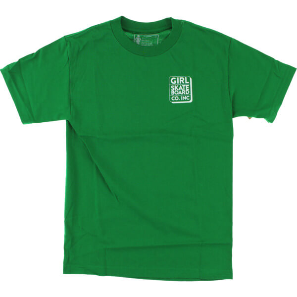 Girl Skateboards Shadow Kelly Green Men's Short Sleeve TShirt X