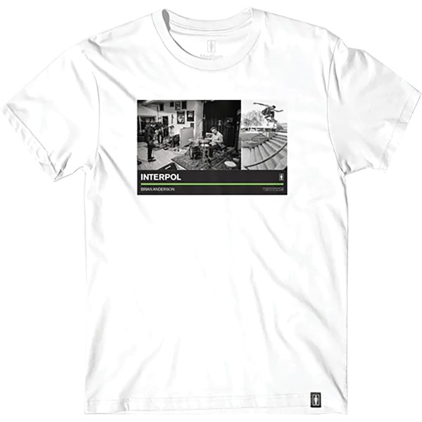 Girl Skateboards Brian Anderson Atiba White Men's Short Sleeve T-Shirt - Large
