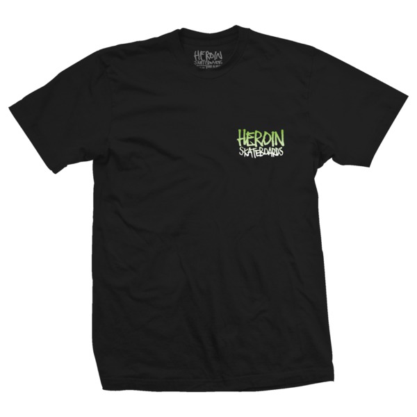 Heroin Skateboards Pickled Egg Black Men's Short Sleeve T-Shirt - X-Large Heroin Skateboards Pickled Egg Black Men's Short Sleeve T-Shirt - X-Large