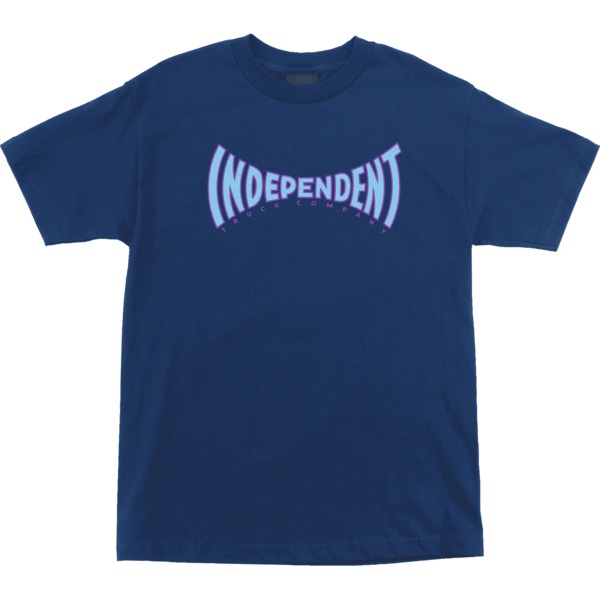 Independent Spanning Cool Blue Men's Short Sleeve T-Shirt - Small