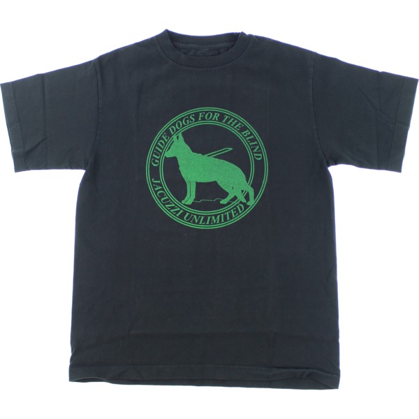 Jacuzzi Unlimited Skateboards Guide Dog Black Men's Short Sleeve T-Shirt - Medium