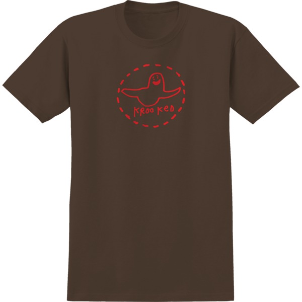 Krooked Skateboards Trinity Smile Brown 