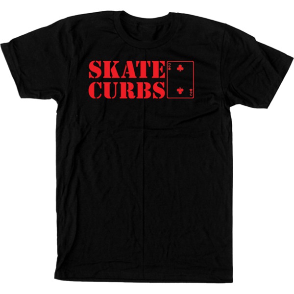 Lowcard Mag Skate Curbs Black / Red Men's Short Sleeve T-Shirt - Small