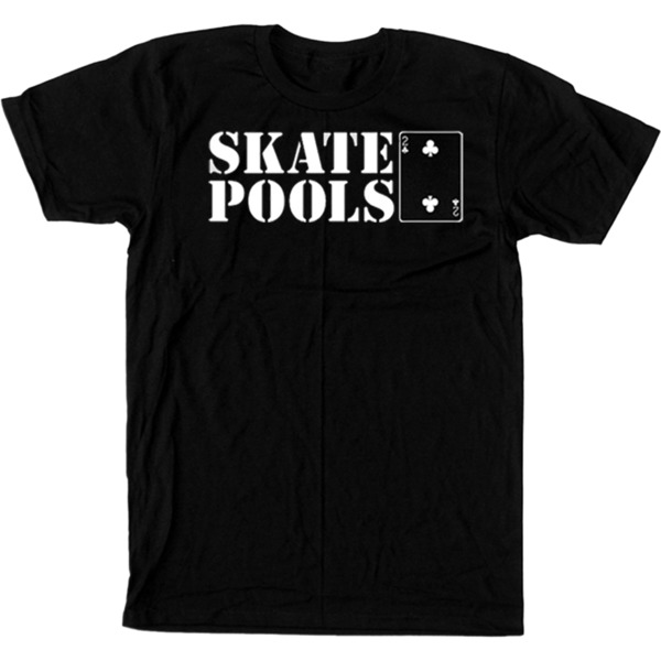 Lowcard Mag Skate Pools Black / White Men's Short Sleeve T-Shirt - Small