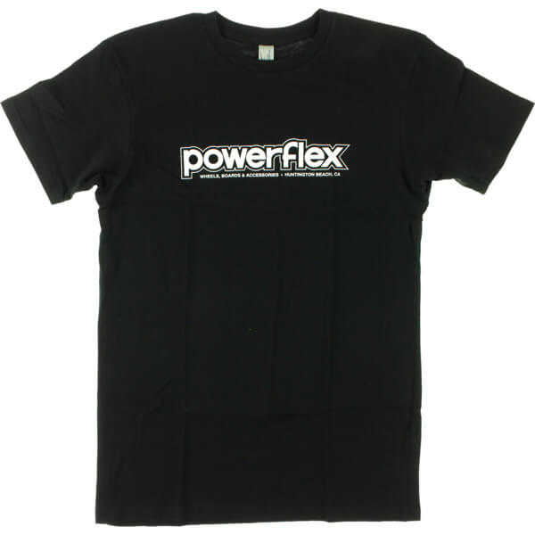 Powerflex Skateboards Logo Men's Short Sleeve T-Shirt in Black