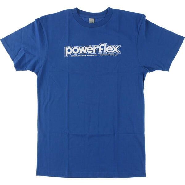 Powerflex Skateboards Logo Men's Short Sleeve T-Shirt in Royal Blue