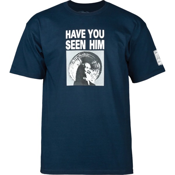 Powell Peralta Have You Seen Him Navy Men's Short Sleeve T-Shirt - Large