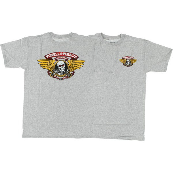 Powell Peralta Winged Ripper Men's Short Sleeve T-Shirt in Grey