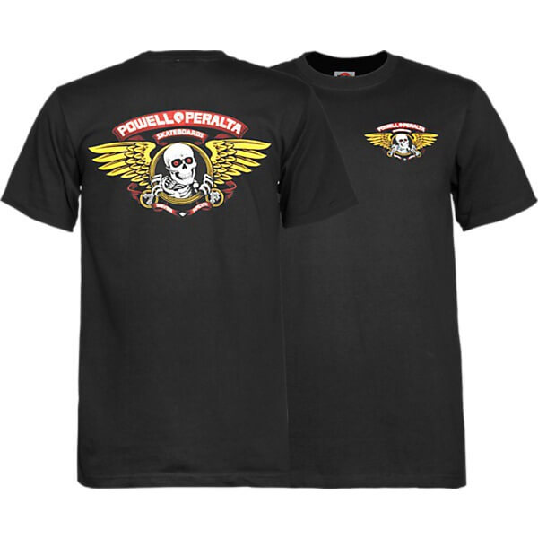 Powell Peralta Winged Ripper Black Men's Short Sleeve T-Shirt - Large Powell Peralta Winged Ripper Black Men's Short Sleeve T-Shirt - Large