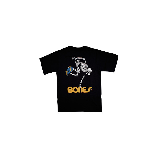 Powell Peralta Skateboard Skeleton Black Men's Short Sleeve T-Shirt - Large
