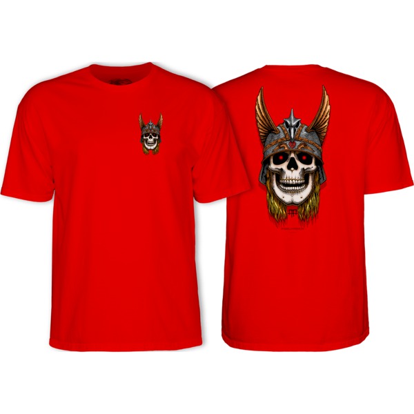 Powell Peralta Andy Anderson Skull Red Men's Short Sleeve T-Shirt - Medium