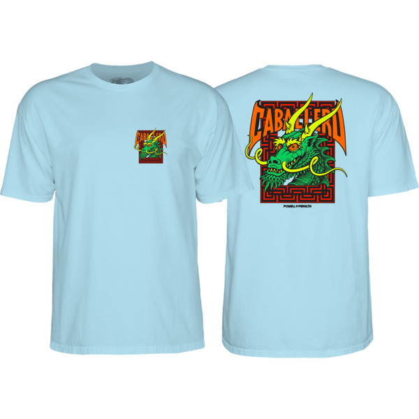 Powell Peralta Steve Caballero Street Dragon Men's Short Sleeve T-Shirt in Powder Blue