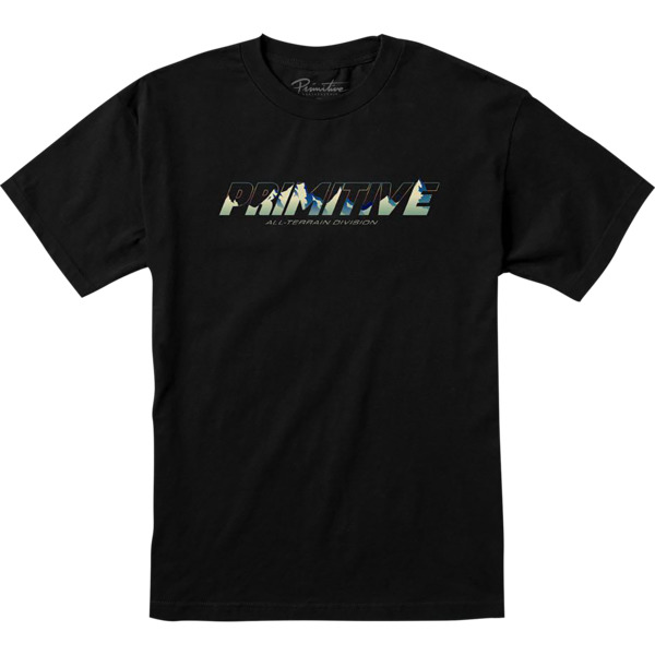 Primitive Skateboarding All-Terrain Black Men's Short Sleeve T-Shirt - Small