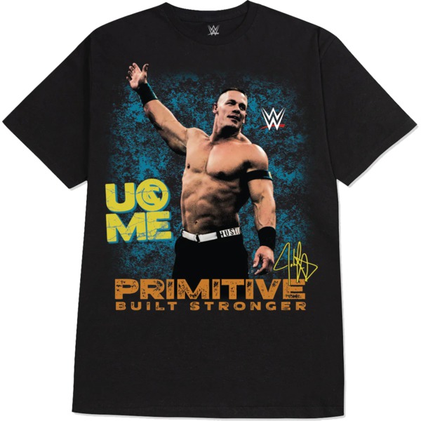 Primitive Skateboarding Cena Heavyweight Black Men's Short Sleeve T-Shirt - Medium