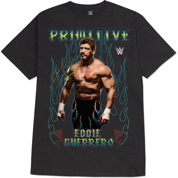 Primitive Skateboarding Guerrero II Heavyweight Black Men's Short Sleeve T-Shirt - Medium