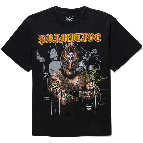 Primitive Skateboarding Mysterio Heavyweight Black Men's Short Sleeve T-Shirt - Large