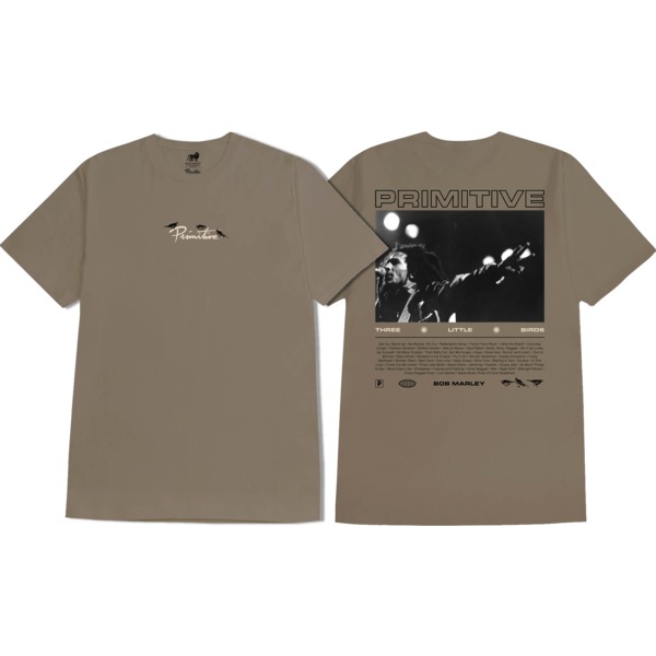 Primitive Skateboarding Rising Sun Safari Green Men's Short Sleeve T-Shirt - Small