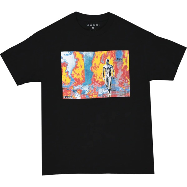 Quasi Skateboards Light Black Men's Short Sleeve T-Shirt - Large