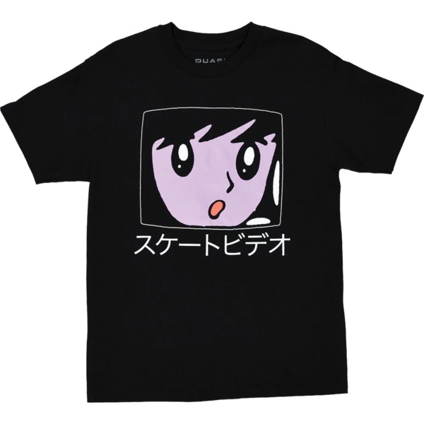 Quasi Skateboards Video Black Men's Short Sleeve T-Shirt - Medium