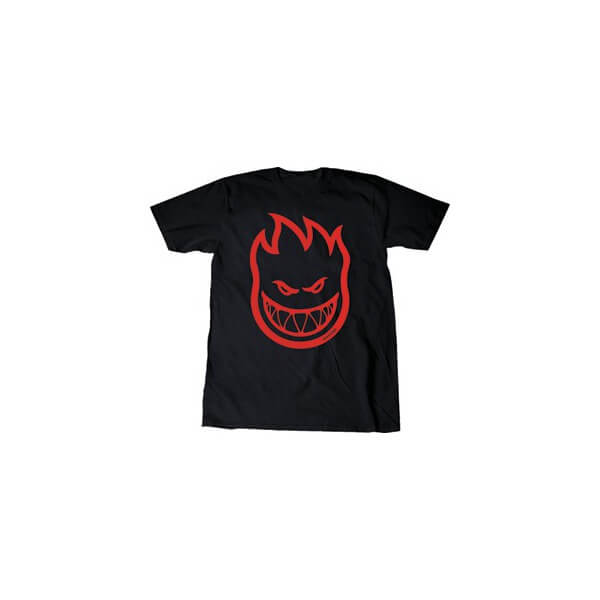 Spitfire Wheels Bighead Black / Red Men's Short Sleeve T-Shirt - Medium