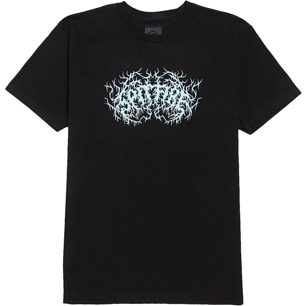 Spitfire Wheels Deathmask Script Glow Black Men's Short Sleeve T-Shirt - Small Spitfire Wheels Deathmask Script Glow Black Men's Short Sleeve T-Shirt - Small