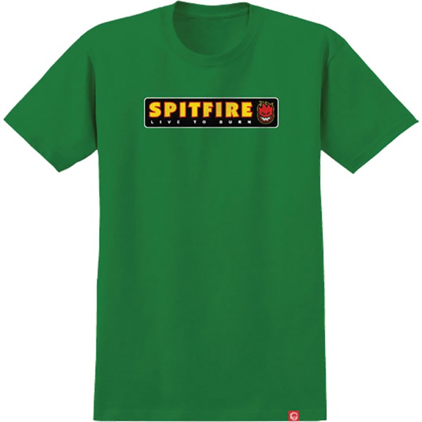 Spitfire Wheels LTB Men's Short Sleeve T-Shirt in Kelly Green