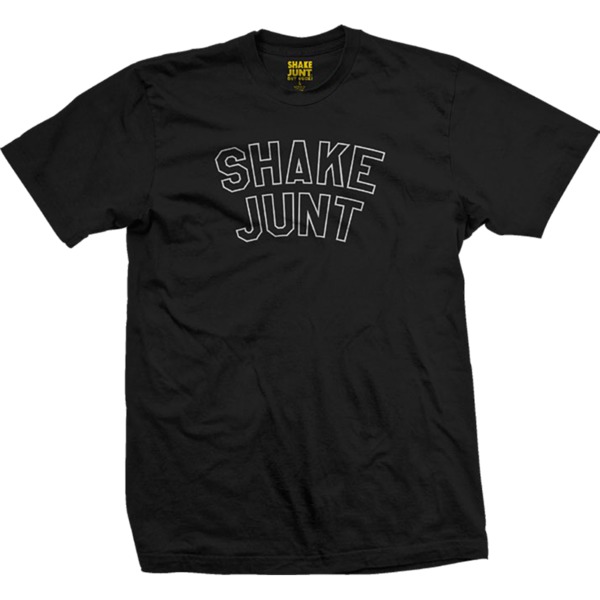 Shake Junt Arch Logo Black Men's Short Sleeve T-Shirt - Medium