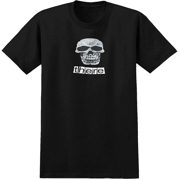 There Skateboards Skull Black / White Men's Short Sleeve T-Shirt - Medium