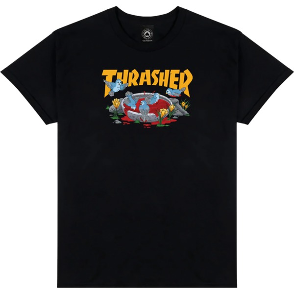 Thrasher Magazine Blood Bath Black Men's Short Sleeve T-Shirt - X-Large Thrasher Magazine Blood Bath Black Men's Short Sleeve T-Shirt - X-Large