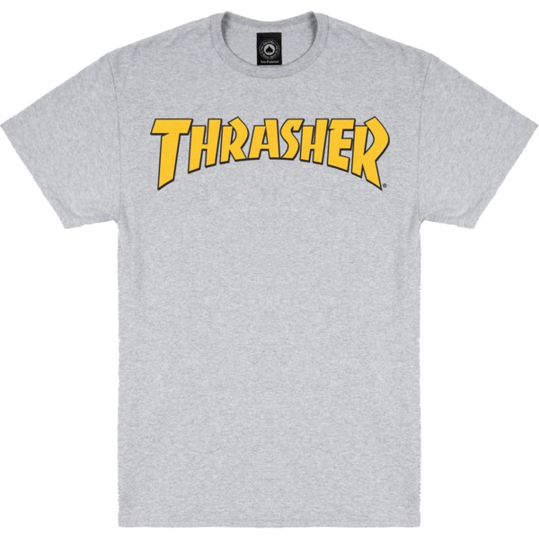Thrasher Magazine Cover Logo Ash Grey Men's Short Sleeve T-Shirt - Medium
