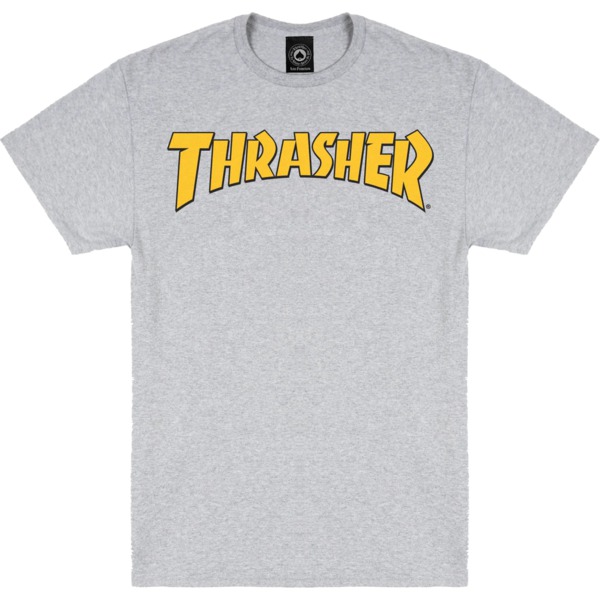 Thrasher Magazine Cover Logo Ash Grey Men's Short Sleeve T-Shirt - Medium