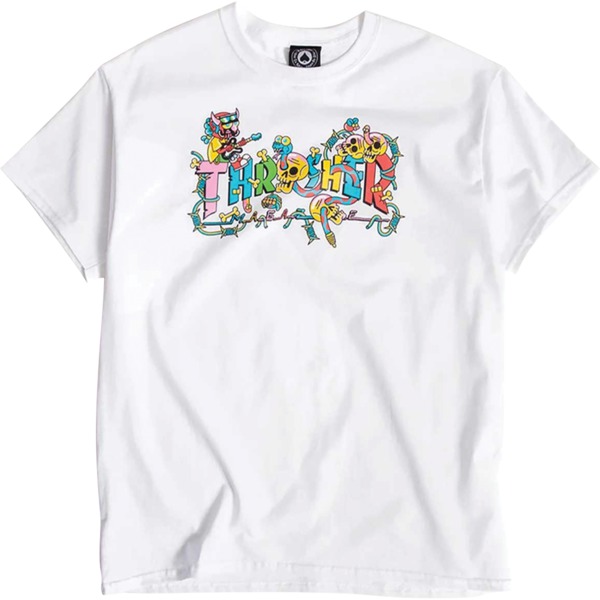 Thrasher Magazine Devil's Music White Men's Short Sleeve T-Shirt - Small