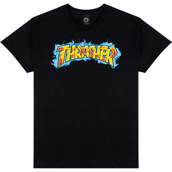 Thrasher Magazine Graff Black Men's Short Sleeve T-Shirt - Large