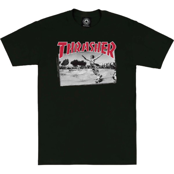 Thrasher Magazine Jake Dish Black Men's Short Sleeve T-Shirt - Small